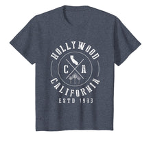 Load image into Gallery viewer, Hollywood T-Shirt Calfornia State Map CA Shirt Gift

