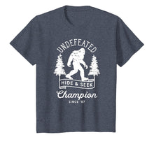 Load image into Gallery viewer, Bigfoot Undefeated Hide and Seek Champion Distressed T-Shirt
