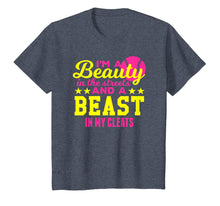Load image into Gallery viewer, Beauty in the Streets, Beast In My Cleats Softball T Shirt
