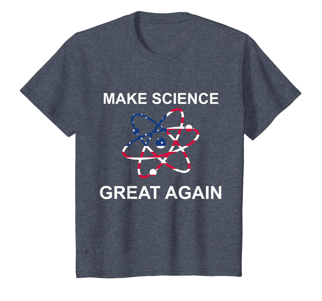 Make Science Great Again T-Shirt America Flag Teacher Shirt