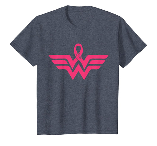 Breast Cancer Awareness Shirt-Wonder Hero Woman