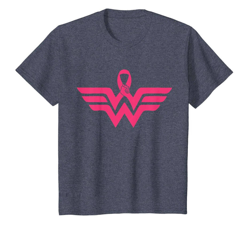Breast Cancer Awareness Shirt-Wonder Hero Woman