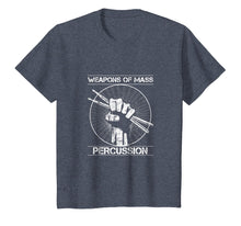 Load image into Gallery viewer, Drummers Weapons of Mass Percussion Funny Drum Stick T-Shirt
