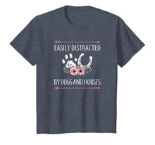 Load image into Gallery viewer, Horse Shirts For Women: Easily Distracted By Dogs And Horses
