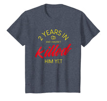 Load image into Gallery viewer, 2nd Wedding Anniversary Gifts for Her tshirt 2nd Year Annive
