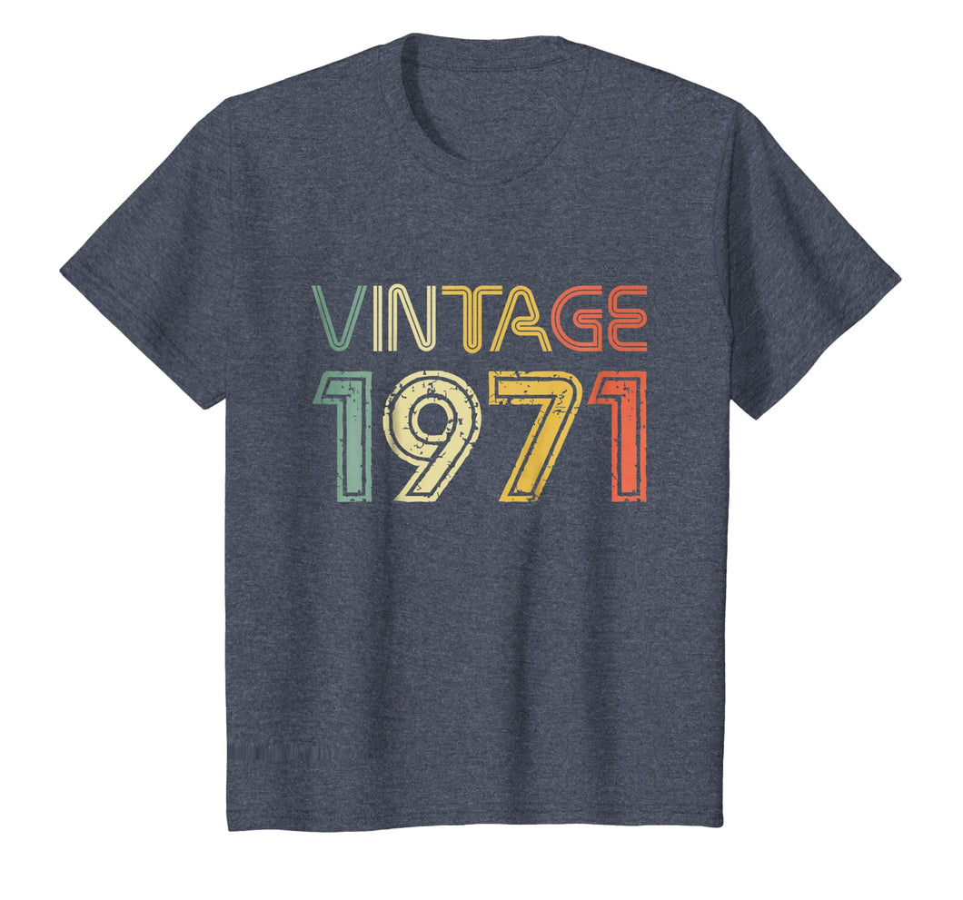 Vintage 1971 48 Years Old Gift Birthday T-Shirts