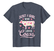 Load image into Gallery viewer, Just A Girl Who loves Cows T shirt Cow Farmer Farm Women Tee
