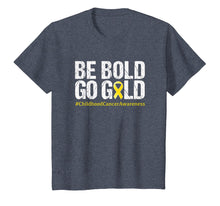 Load image into Gallery viewer, Childhood Cancer Awareness Month Tshirt Yellow Ribbon Tee
