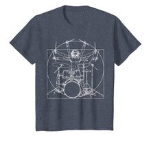 Load image into Gallery viewer, Drums T-Shirt Davinci Drummer Drumsticks Drumset Gift Tee
