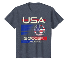 Load image into Gallery viewer, Soccer 2019 USA Womens Tshirt | France tournament shirt
