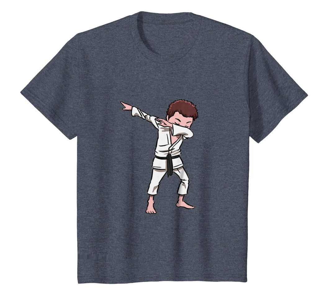Karate Taekwondo Dabbing Boy Funny Dab T-shirt for kids