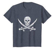 Load image into Gallery viewer, Jolly Roger Skull and Cutlasses Pirate Flag T-Shirt
