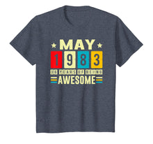 Load image into Gallery viewer, 36 Years Old Shirt May 1983 T-Shirt Retro Vintage 1983
