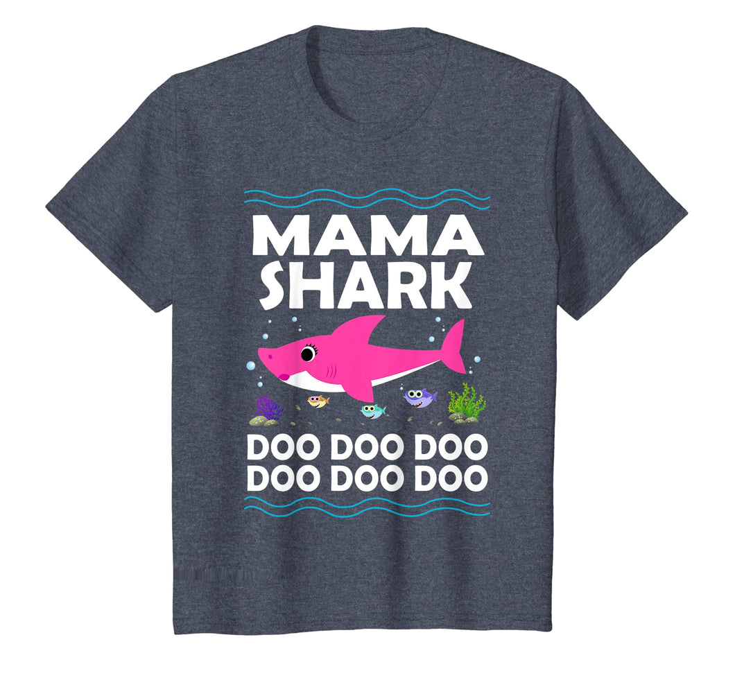 Mama Shark T-Shirt Doo Doo Funny Baby Mommy Kids Video Tee T-Shirt