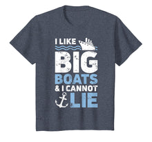 Load image into Gallery viewer, I Like Big Boats and I Cannot Lie T shirt Cruise Ship Men
