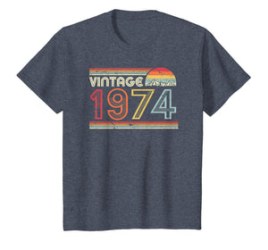 1974 Vintage T Shirt, Birthday Gift Tee. Retro Style Shirt.