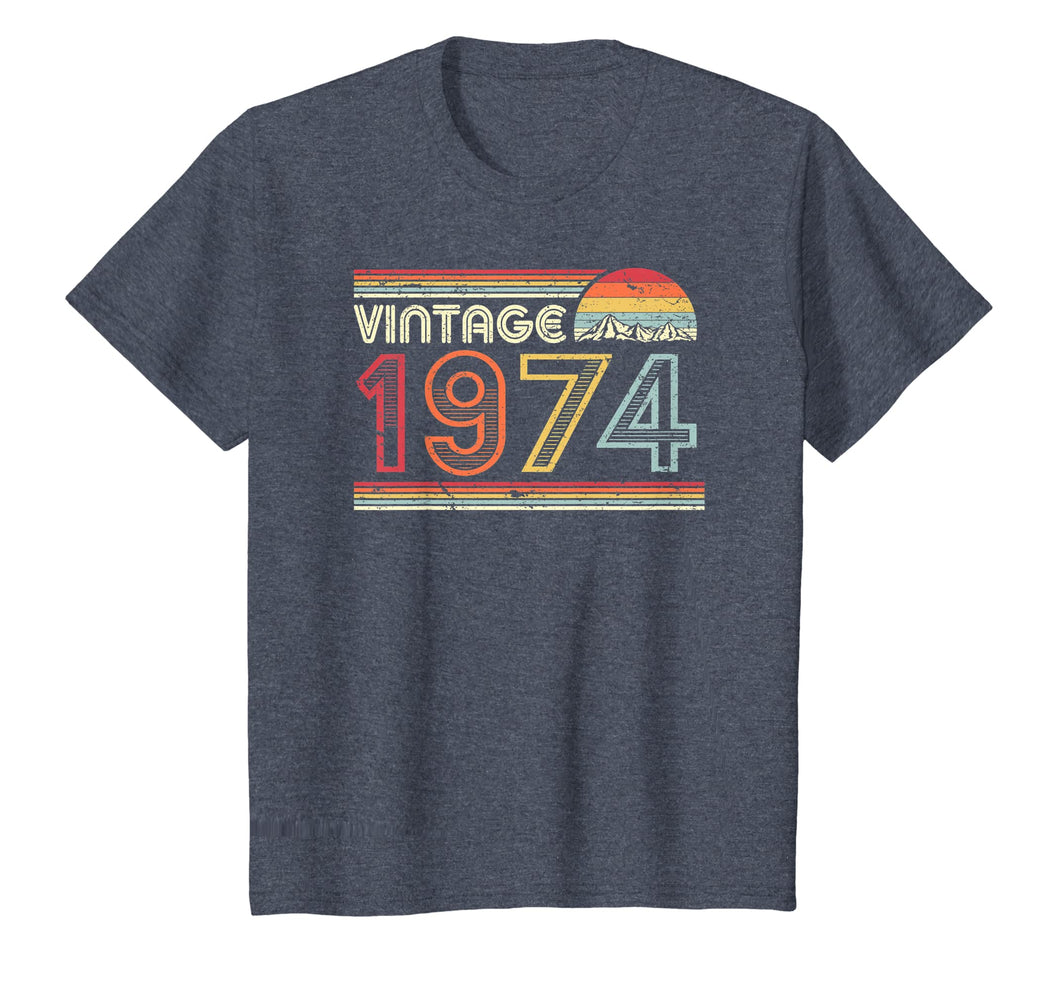 1974 Vintage T Shirt, Birthday Gift Tee. Retro Style Shirt.