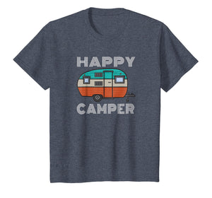 Camping Outdoor Camper Happy Camper Vintage Gift T-Shirt