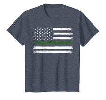Load image into Gallery viewer, Thin green line military flag t-shirt proud matching gift
