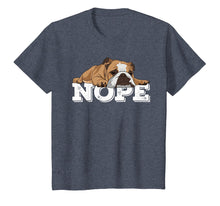 Load image into Gallery viewer, Nope Lazy English Bulldog Dog Lover Gift T-Shirt
