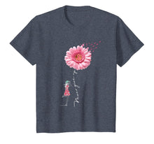 Load image into Gallery viewer, Never give up t-shirt Breast Cancer daisy flower woman T-Shirt
