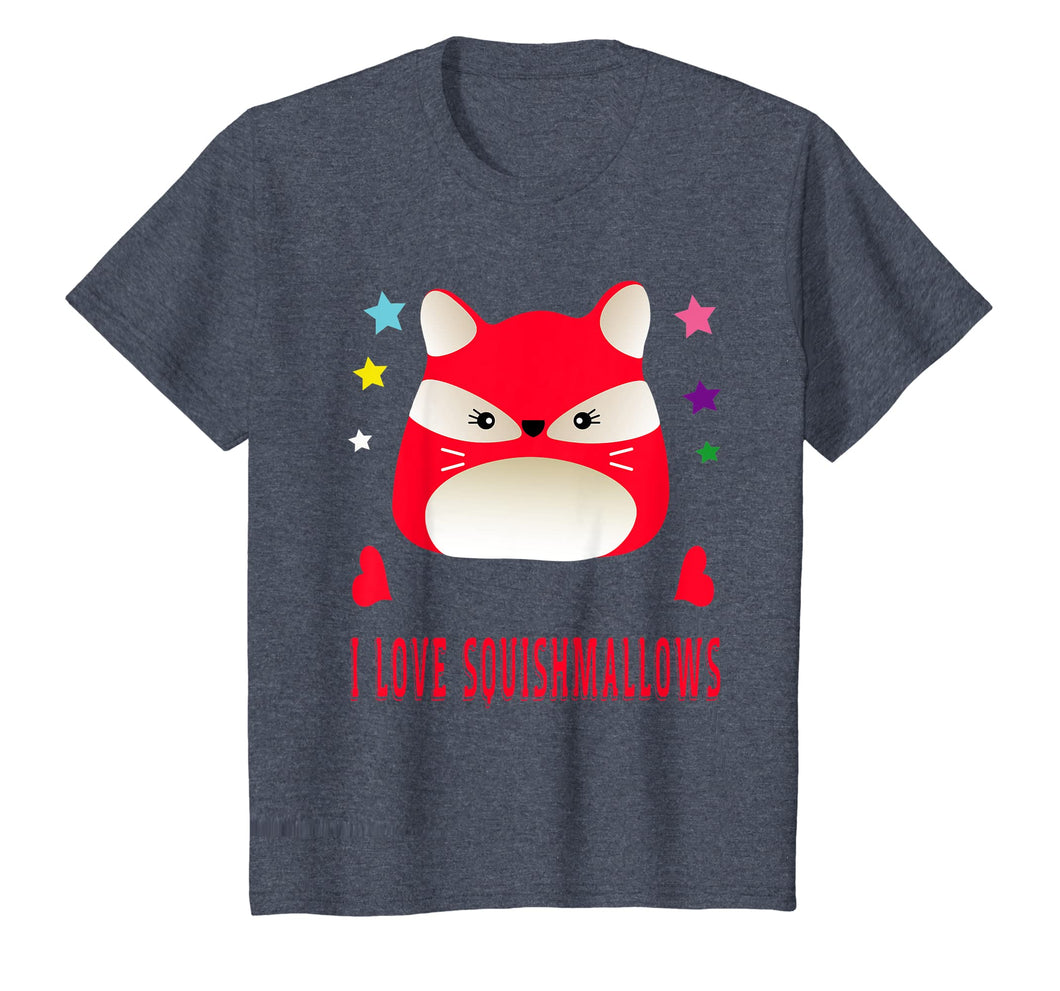 I Love Squishmallows Red Fox Birthday Squishy Shirt