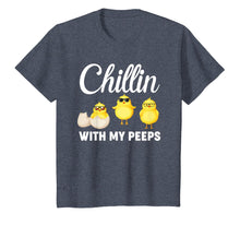 Load image into Gallery viewer, Chillin With My Peeps T-shirt Easter Chicks Candy Gift Women
