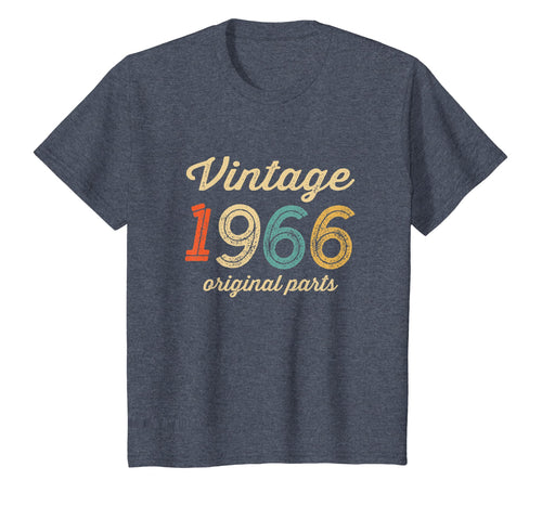 Vintage 1966 Shirt Original Parts Birthday Italic