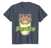 Load image into Gallery viewer, Funny Purrito Burrito Purring Cat T-Shirt
