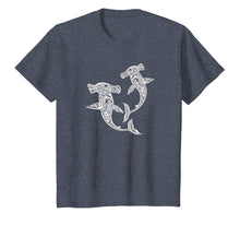 Load image into Gallery viewer, Shirt Hammerhead Shark Polynesian Art Maori Hawaii Tropical
