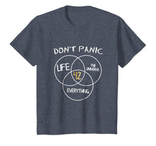 Load image into Gallery viewer, 42 Answer to Life Universe and Everything T-Shirt Dont Panic
