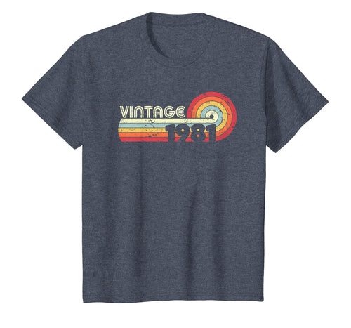 1981 Vintage T Shirt, Birthday Gift Tee. Retro Style Shirt.
