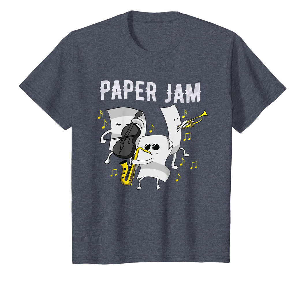 Funny Office Paper Music Jam Pun T-Shirt Cute Tee