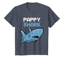 Load image into Gallery viewer, Pappy Shark Funny Family Father's Day Gift T-Shirt
