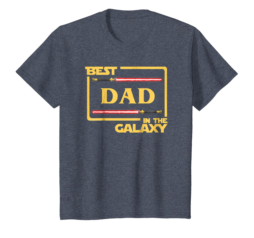 Mens Best Dad In The Galaxy Father's Day Gift T-Shirt