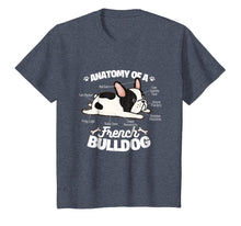 Load image into Gallery viewer, French Bulldog Graphic T Shirt Anatomy Of A French Bulldog

