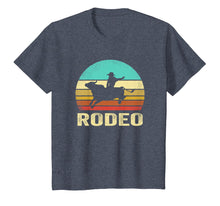 Load image into Gallery viewer, Vintage Rodeo TShirt Bull Riding Sunset
