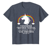 Load image into Gallery viewer, Customer Service Agents Magical Unicorns Funny Tshirt Gift
