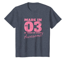 Load image into Gallery viewer, Sweet 16th Birthday Party Gifts 16 Years Old 2003 T-Shirt
