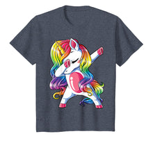 Load image into Gallery viewer, Dabbing Unicorn T shirt Girls Kids Women Rainbow Unicorns
