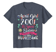 Load image into Gallery viewer, April Girls 2001 T Shirt 18 Years Old Awesome since 2001
