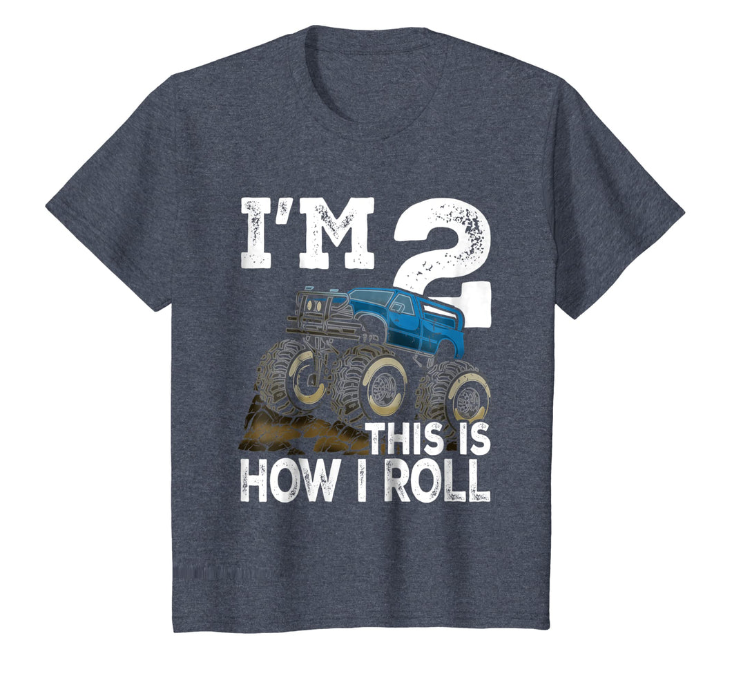 Kids Monster Truck Rally 2nd Birthday Party Shirt - Second Bday