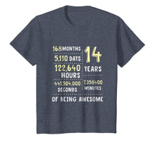 Load image into Gallery viewer, 14th Birthday Gift T-Shirt B-Day 14 Years Old Being Awesome
