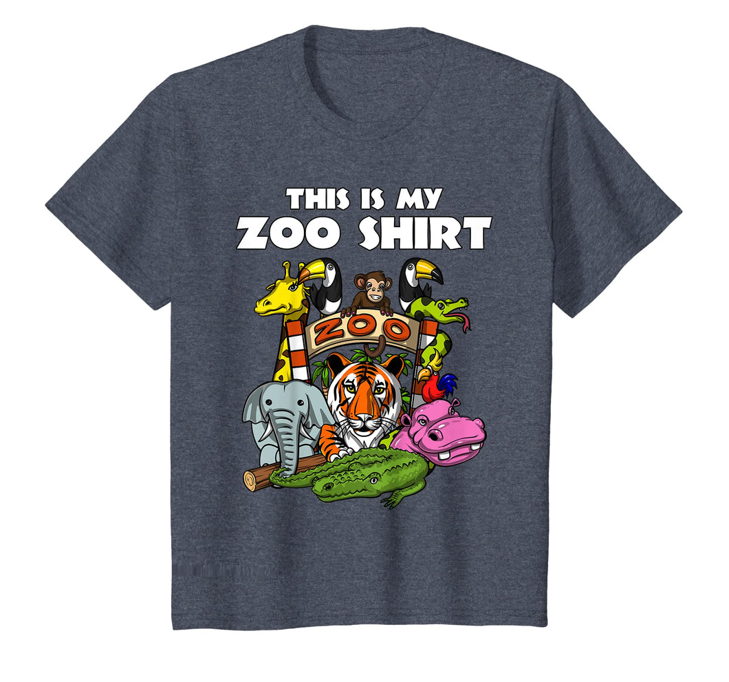 This Is My Zoo Animal Lover Kids Boys Girls Funny T-Shirt