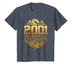 2001 The Birth Of Legends Gift For 18 Yrs Years Old 18th