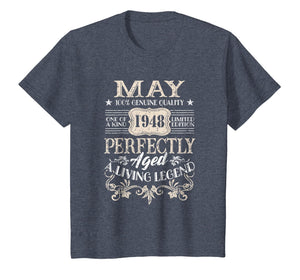 May 1948 T-Shirt Retro Vintage 71st Birthday Decoration