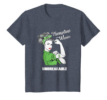 Load image into Gallery viewer, Transplant Warrior unbreakable shirt for women men kids
