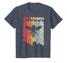 Load image into Gallery viewer, Save The Bees Shirt. Retro Style Climate Change T-Shirt
