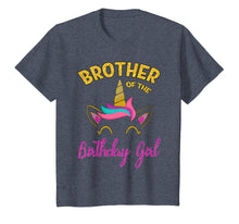 Load image into Gallery viewer, Brother of the Unicorn Birthday Girl T-Shirt Matching Shirt
