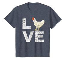 Load image into Gallery viewer, LOVE Chickens Chicken Lover Distressed Graphic T-Shirt
